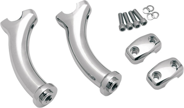 Drag Specialties - 18033306 - 5-1/2" Deuce Style Handlebar Risers - 2"