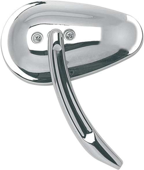 Drag Specialties - 19011901 - Mirror - Side View - Teardrop - Chrome - Left