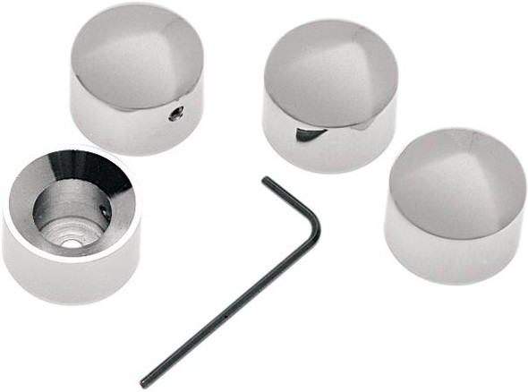 Drag Specialties - 19020409 - Head Bolt Covers - Chrome