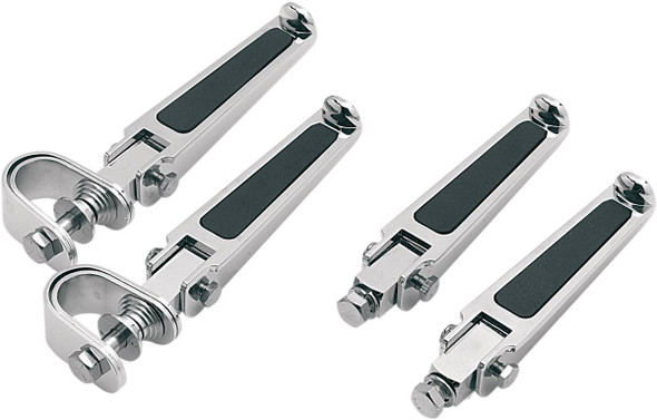 Drag Specialties - 19046452 - Bolt-On Footpegs - Rubber Inlay