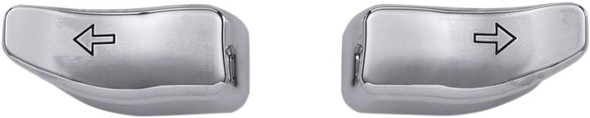 Drag Specialties - 21060365 - Turn Signal Switch Extension Caps - Chrome Drag Specialties - 21060365 - Turn Signal Switch Extension Caps - Chrome