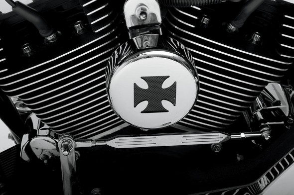 Drag Specialties - 21070026 - Horn Cover - Cross - Chrome