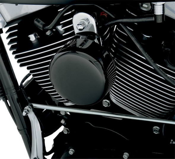 Drag Specialties - 21070044 - Round Horn Cover - Black