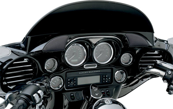 Drag Specialties - 22020059 - Instrument Gauge Bezel - Chrome - 3" Diameter