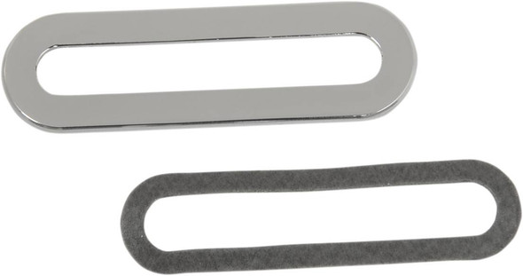 Drag Specialties - 22020062 - Billet Indicator Light Bezel - Chrome