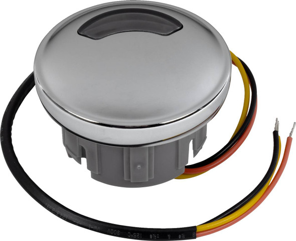 Drag Specialties - 22120890 - Fuel Gauge - OEM Chrome - Dyna/Softail/Touring '01-'08