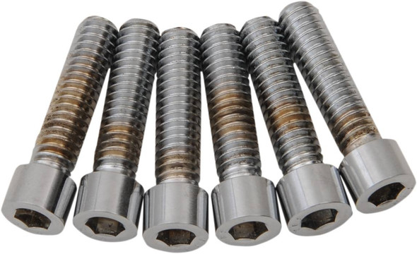 Drag Specialties - 24010988 - Bolt Kit - Transmission Top - Chrome - Smooth - M8