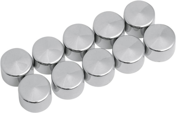 Drag Specialties - 24020114 - Bolt Covers - Allen/Socket - 5/16" - Chrome - 10 Pack
