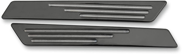 Drag Specialties - 35010963 - Saddlebag Hinge Inserts - Black - FL '14-'25