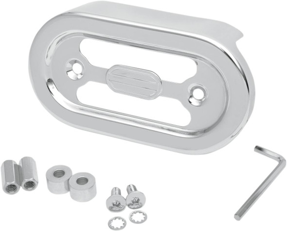 Drag Specialties - 78050012 - Regulator Cover - Chrome - '89-'99 FXST/FLST