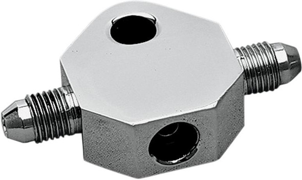 Drag Specialties - DS094098 - Brake Tee - 3/8-24 Inverted Flare