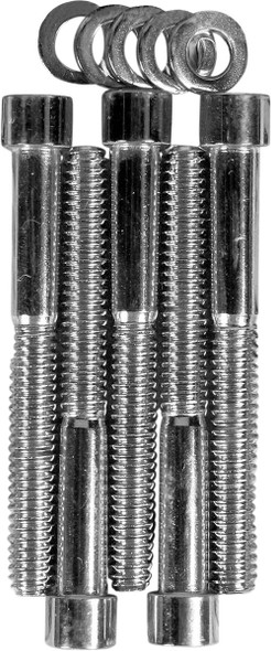 Drag Specialties - DS190394S - Bolt Set - Transmission Side Cover - Smooth/Socket-Head