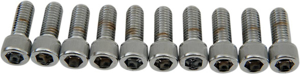 Drag Specialties - DS190553 - Bolts - Socket-Head - Knurled - 3/8-16 x 1" Drag Specialties - DS190553 - Bolts - Socket-Head - Knurled - 3/8-16 x 1"
