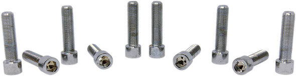Drag Specialties - DS190580S - Bolts - Socket-Head/Replacement - Smooth/Fine Thread - 3/8"-24 x 1-1/2" - 10 Pack