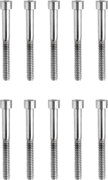 Drag Specialties - DS190593S - Bolts - Socket-Head - Replacement - Smooth/Coarse Thread - #10-24 x 1-3/4" - 10 Pack
