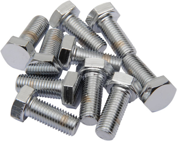 Drag Specialties - DS190635 - Bolts - Hex Head/Replacement - Fine Thread - 5/16"-24 x 5/8" - 10 Pack