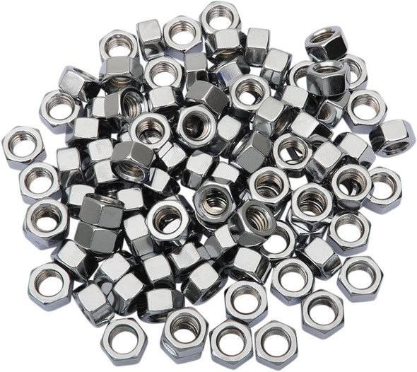 Drag Specialties - DS190662 - Nut - Hex - 3/8"-24 - Chrome