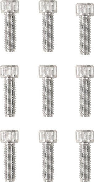 Drag Specialties - DS190741 - Bolt Set - Kick Cover - Socket-Head/Knurled