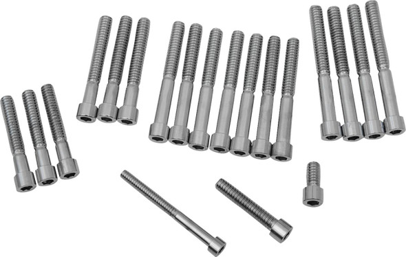 Drag Specialties - DS190751S - Bolt Set - Cam/Primary Cover - Socket-Head/Smooth - '71-'76 Sportster