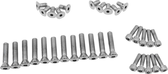 Drag Specialties - DS190757 - Bolt Set - Cam/Primary/Inspection/Derby Cover - Knurled - '36-'64 Harley-Davidson