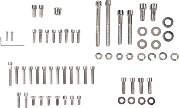 Drag Specialties - DS190766S - Bolt Kit - Motor - Smooth - FX/FL
