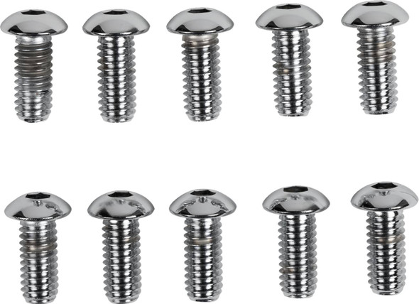 Drag Specialties - DS190837 - Bolts - Button Head/Replacement - 5/16"-18 x 3/4" - 10 Pack