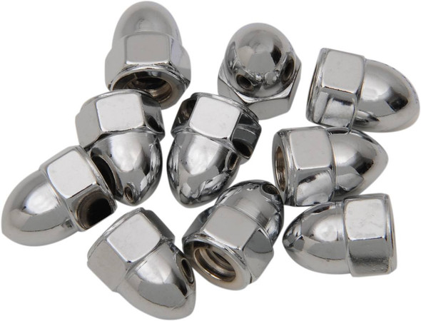 Drag Specialties - DS190853 - Nut - Acorn - Chrome - 1/4"-20