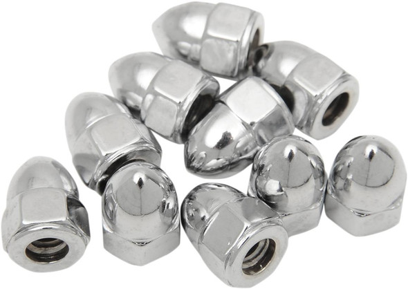 Drag Specialties - DS190852 - Nut - Acorn - Chrome - 10-32
