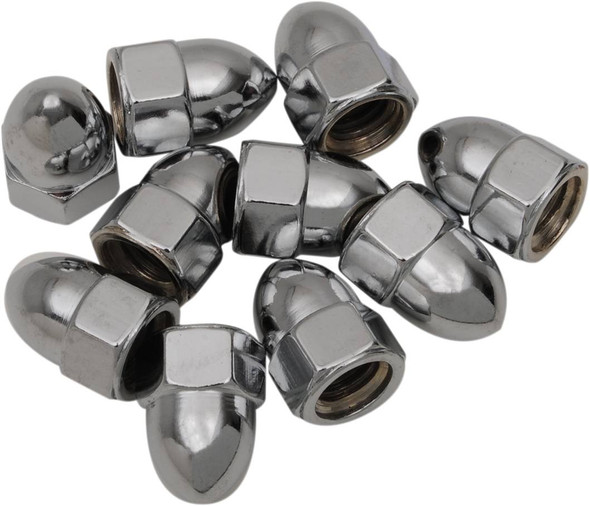 Drag Specialties - DS190859 - Nut - Acorn - Chrome - 7/16"-14