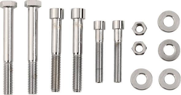 Drag Specialties - DS190880S - Bolt Set - Motor Mount - Smooth - Dyna/Softail