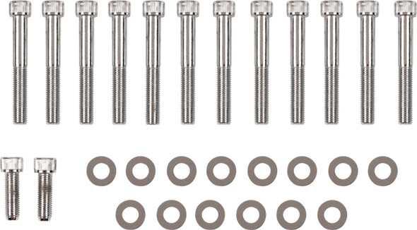 Drag Specialties - DS190994 - Bolt Set - Rocker Box - Knurled - '71-'76 Sportster