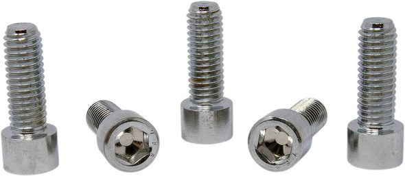 Drag Specialties - DS192302 - Bolts - Socket-Head/Replacement - Smooth/Coarse Thread - 7/16"-14 x 1-1/4" - 5 Pack