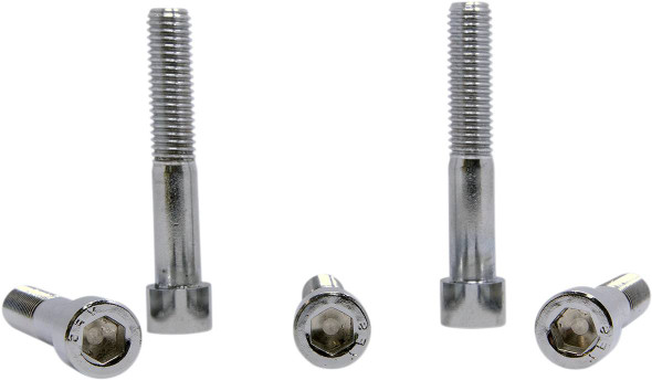 Drag Specialties - DS192318 - Bolts - Socket-Head/Replacement - Smooth/Coarse Thread - 1/2"-13 x 3" - 5 Pack