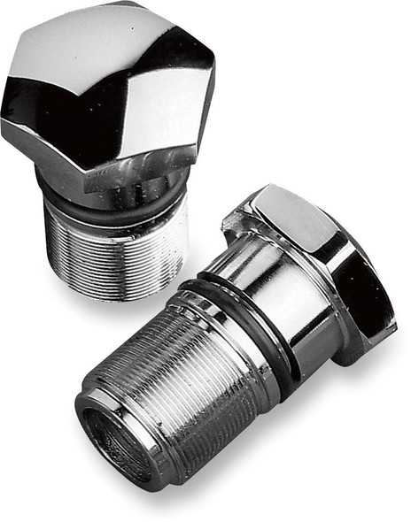 Drag Specialties - DS222785 - Fork Tube Cap - Chrome