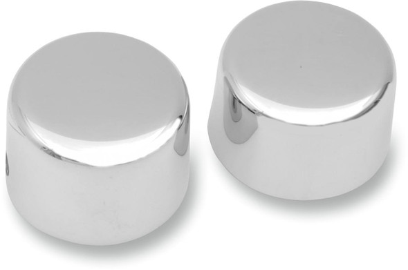 Drag Specialties - DS222881 - Axle Caps - Front - Pair - '72-'06 Harley-Davidson