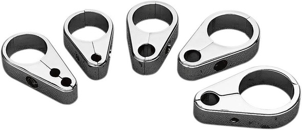 Drag Specialties - DS223040 - Die-Cast Cable Clamp - Dual Throttle - 1" Frame