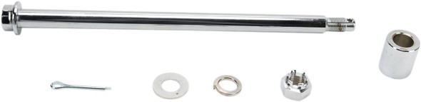 Drag Specialties - DS223050 - Axle Kit - Rear - Chrome - '91-'99 Dyna