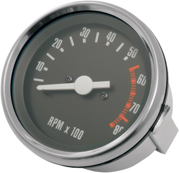Drag Specialties - DS243940 - OE Style Tachometer - Stainless Steel Bezel - 2.75" Diameter