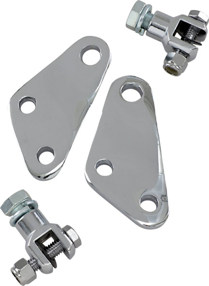 Drag Specialties - DS253484 - Passenger Footpeg Mount - With Clevis - FL/FX