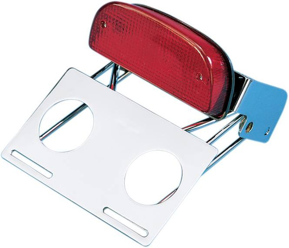 Drag Specialties - DS272026 - Taillight/Bracket Assembly - Chrome