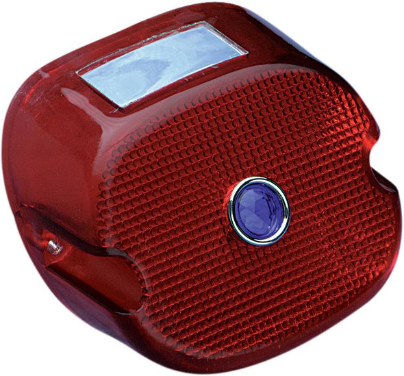Drag Specialties - DS272036 - Laydown Taillight Lens - Red