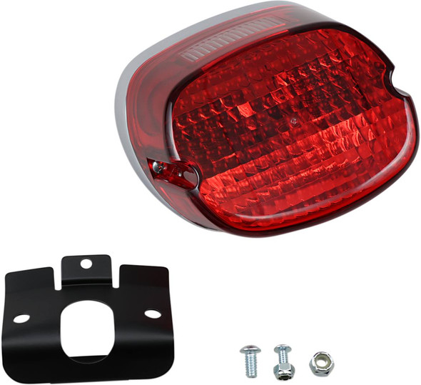 Drag Specialties - DS272198 - Taillight - Laydown - Harley Davidson