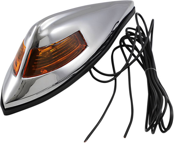 Drag Specialties - DS280180 - Nostalgia Front Fender Light - Amber