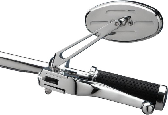 Drag Specialties - DS302150 - Mirror - Stealth I - Side View - Oval - Chrome