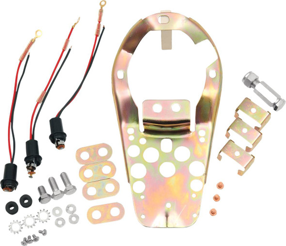 Drag Specialties - DS373657 - Three-Light Dash Base Plate
