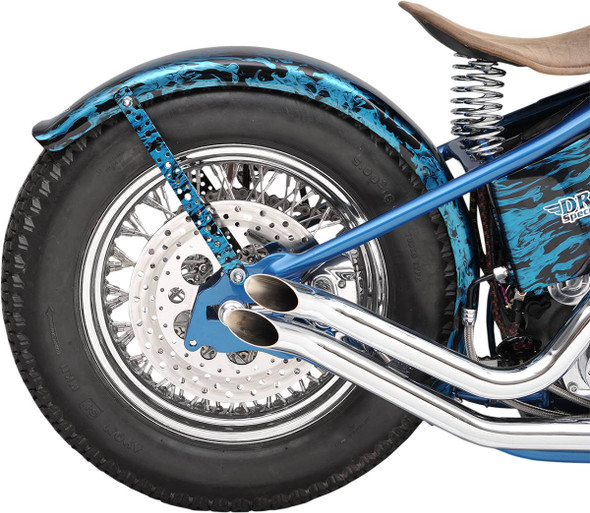 Drag Specialties - DS380055 - Smooth Rear Fender - without Taillight/Turn Signal Mount - Steel