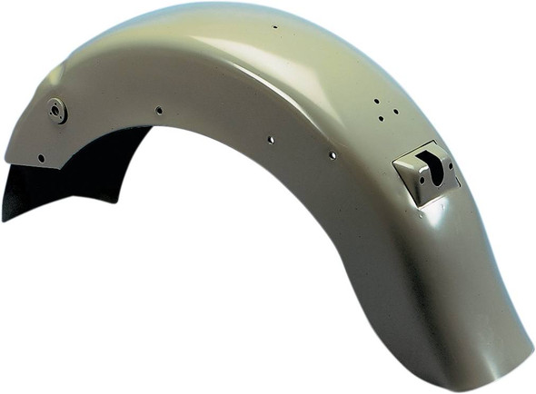 Drag Specialties - DS380069 - Smooth Rear Fender - with Taillight Mount/No Turn Signal Mount Indents - Steel