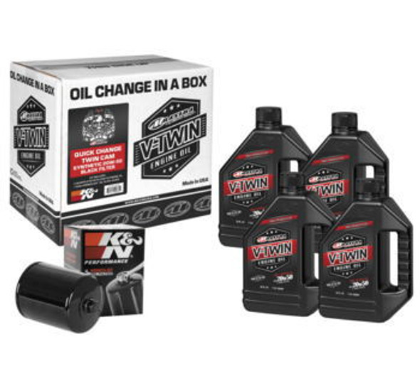 Maxima - Milwaukee-Eight Synthetic 20W-50 Oil Change Kit