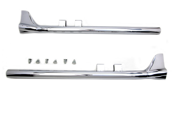 V-Twin - 30-0971 - 36 inch Bronx Straight Tail Set Chrome