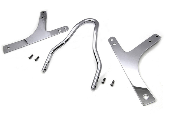 V-Twin - 50-0477 - 10 inch Sissy Bar Kit Chrome - Fits 2002-2005 Harley-Davidson FXDX, 1999 FXDX, 1996-2005 FXDL, 2001-2005 FXDXT, 1996-2000 FXDSCONV, 1996-2005 FXD
